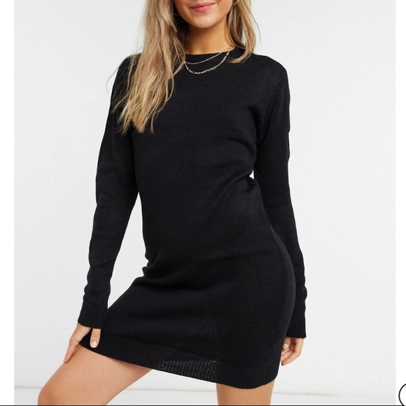 Brave soul London black sweater dress , immaculate condition size XS - Picture 1 of 4